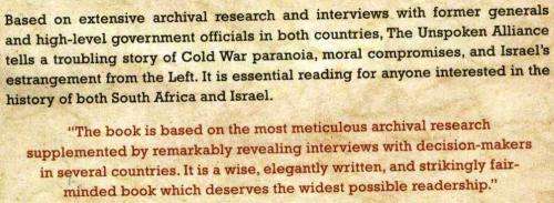 The Unspoken Alliance  - Sasha Polakow-Suransky