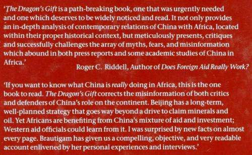 The Dragon's Gift  - The Real Story of China in Africa  -  Deborah Brautigam