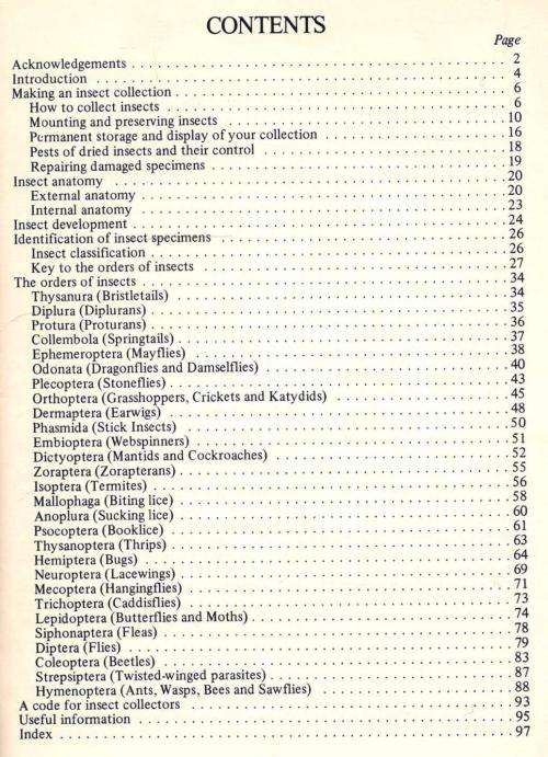 A Beginners Guide to the Insects  -  A Wildlife Handbook