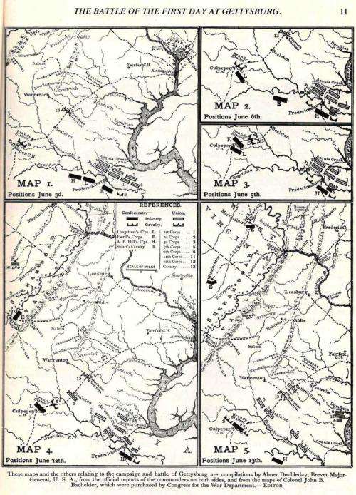 Three Days at Gettysburg  -  General Henry J Hunt