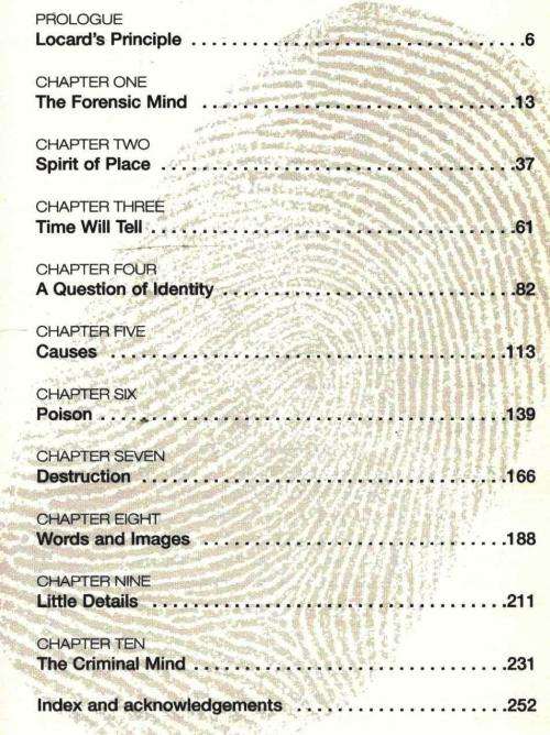 Every Contact Leaves A Trace  -  Dr Zakaria Erzinclioglu