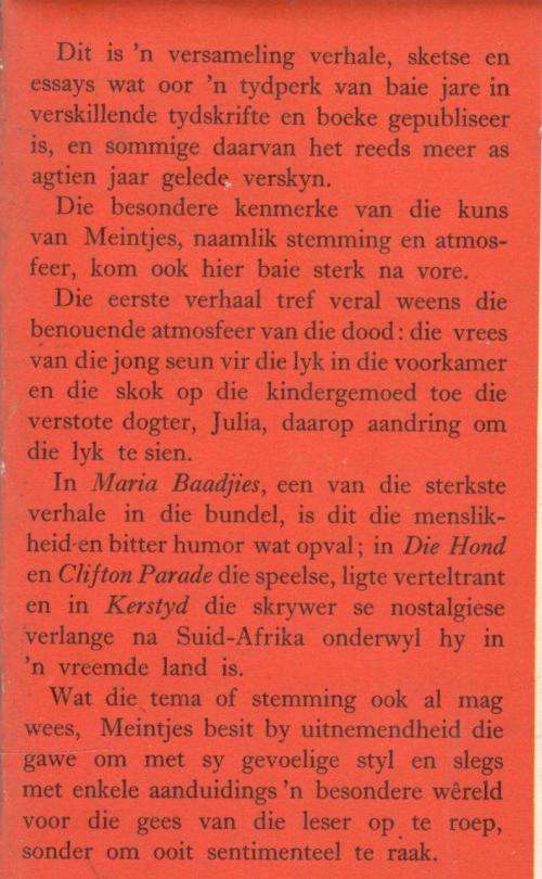 Siembamba  -- Johannes Meintjes