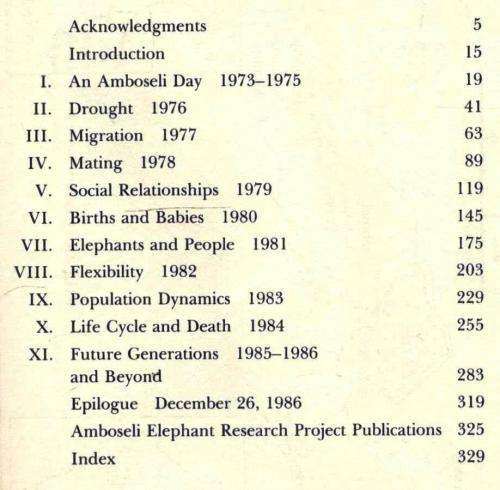 Elephant Memories - Thirteen Years in the Life of an Elephant Family ==  Cynthia Moss