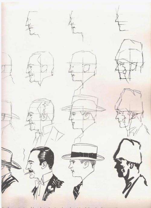 101 Heads in Pen Pencil and Brush  -  Walter Foster Art Books