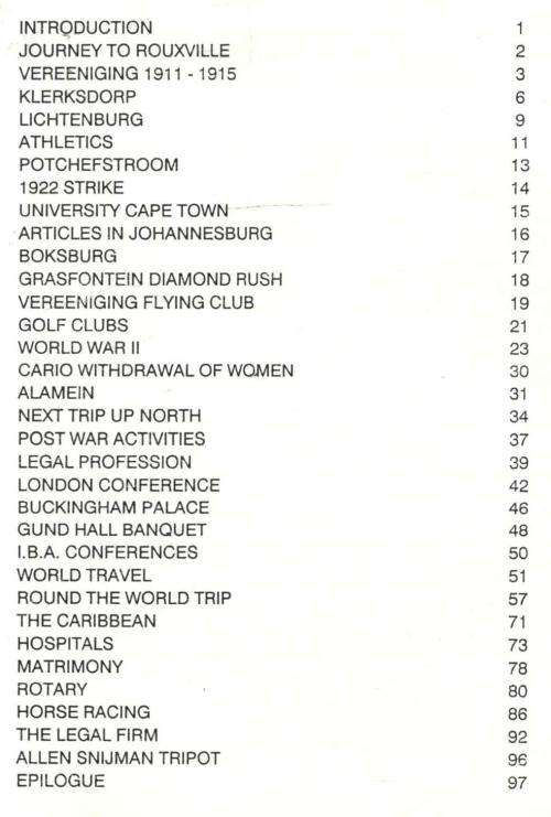 A Full Package  -  Auto-Biography of Allen M Snijman  - Signed