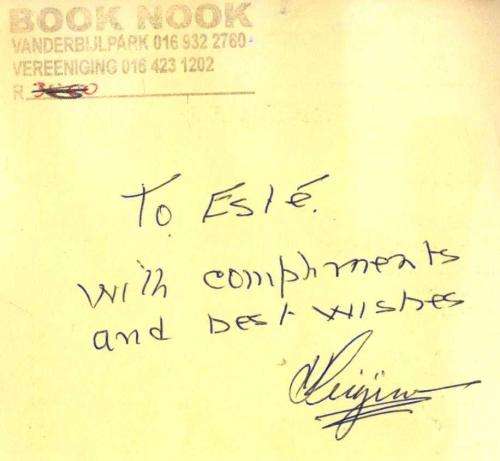 A Full Package  -  Auto-Biography of Allen M Snijman  - Signed