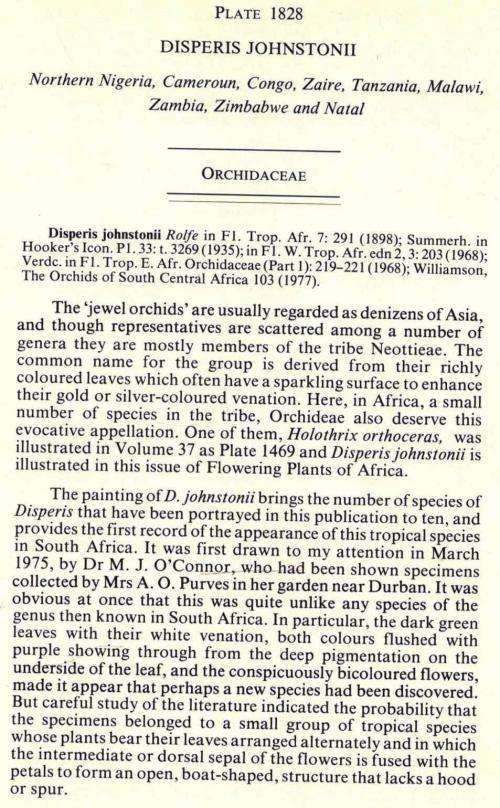 The Flowering Plants of Africa  - Vol 46 - D J B Killick