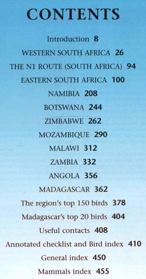 Southern African Birdfinder  -  SASOL  - Cohen, Spottiswoode and Rossouw