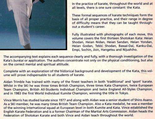 Karate Kata Applications  -  Aidan Trimble and Vince Morris