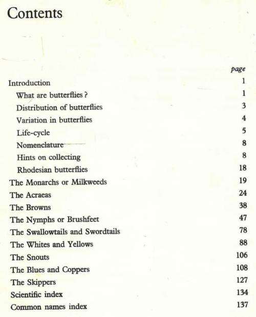Butterflies of Rhodesia - Bundu Series  - Richard Cooper