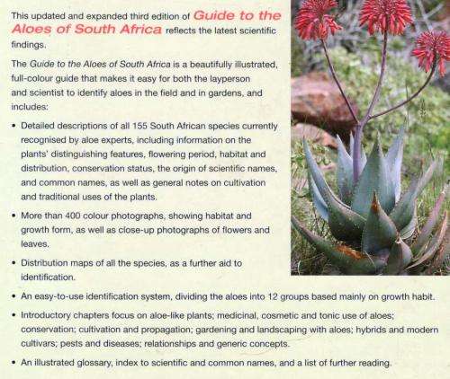 Guide to the Aloes of South Africa  --  Van Wyk and Smith