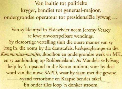 Jeremy Vannie Elsies   -  Jeremy Vearey