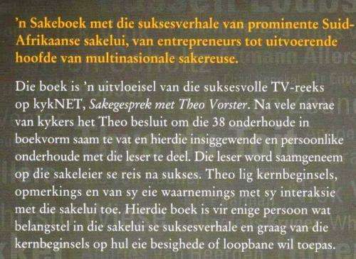 Sakegesprek met Theo Vorster - Sleutels tot Sukses van ons topp Sakelui