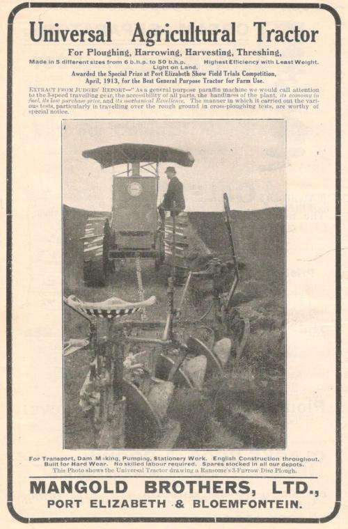 The Farmer's Annual and South African Farm Doctor  - Vol ll - 1914