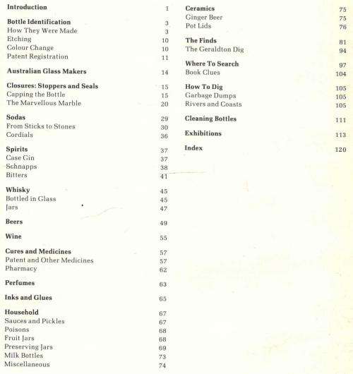 Antique Bottle Collecting in Australia  --  John Vader and Brian Murray