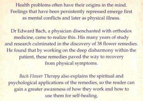 Bach Flower Therapy  - The Complete Approach  -  Mechthild Scheffer