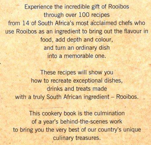 A Touch of Rooibos - Award Winning Chefs Share Their Creations