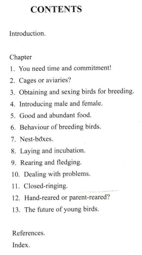 Parrot Breeding --  Rosemary Low