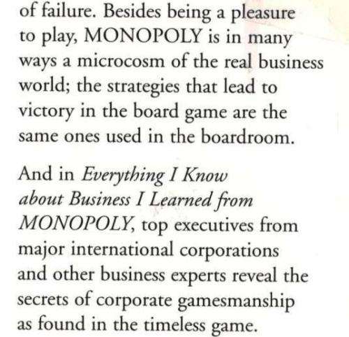 Everything I Know About Business I Learned from Monopoly - Alex Axelrod