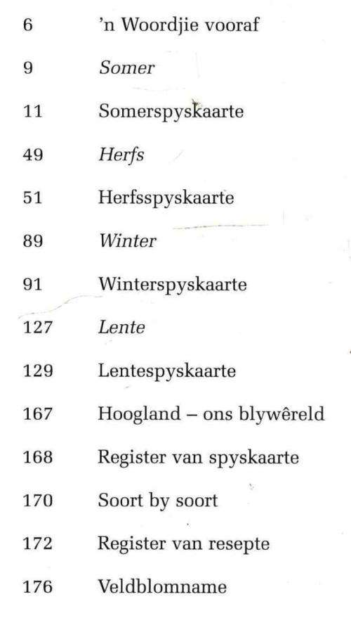 Spyskaarte vir Elke Seisoen  --  Annette Human