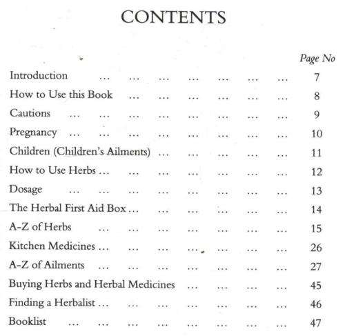 Herbal First Aid - A Guide for Home Use  -  Andrew Chevallier