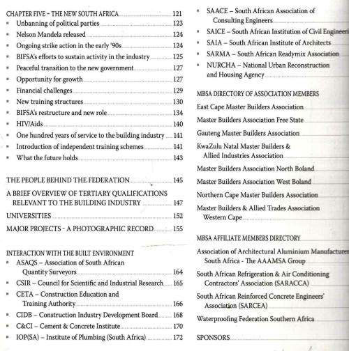 A Century of Building in South Africa --  Master Builders South Africa