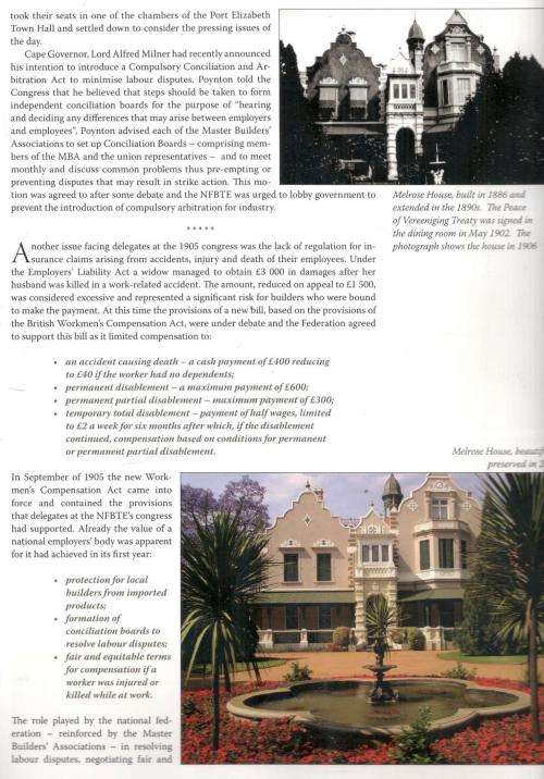 A Century of Building in South Africa --  Master Builders South Africa
