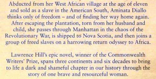 The Book of Negroes  --  Lawrence Hill