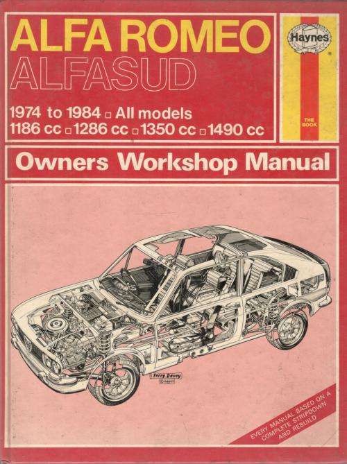 Alfa Romeo Alfasud - Ownwers Workshop Manual  - Haynes