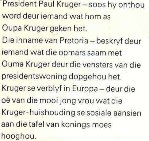 Die President en Ek  --  Herinneringe van Magdalena Eloff