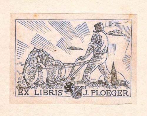 Indrukken van Een Reis Naar Zuid-Afrika  --  H Bloem - Ex Libris van en Geteken deur Dr Jan Ploeger