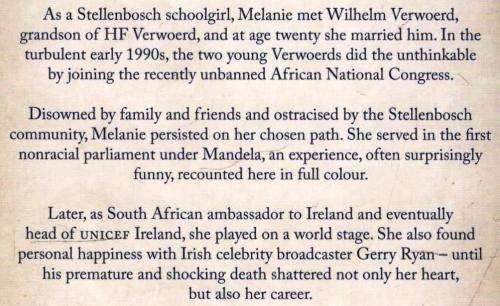 The Verwoerd Who Toyi-Toyied  --   Melanie Verwoerd