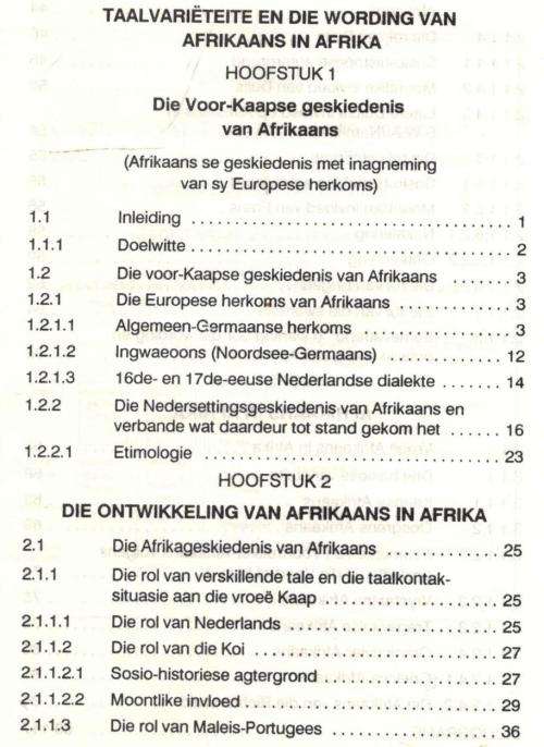 Taalvarieteite en die Wording van Afrikaans in Afrika  --  M C J van Rensburg