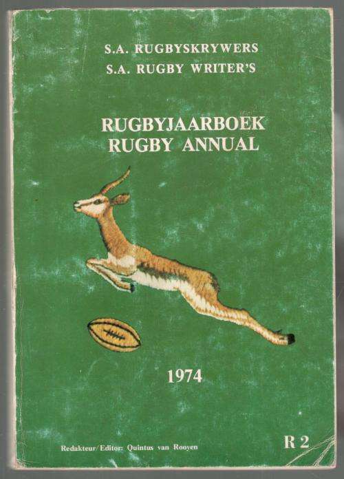 Rugbyjaarboek    -  1974