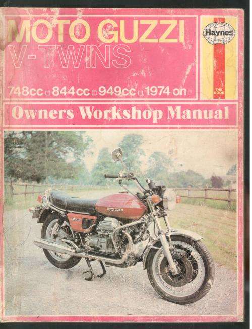 Moto Guzzi -- Owners Workshop Manual  --  Haynes