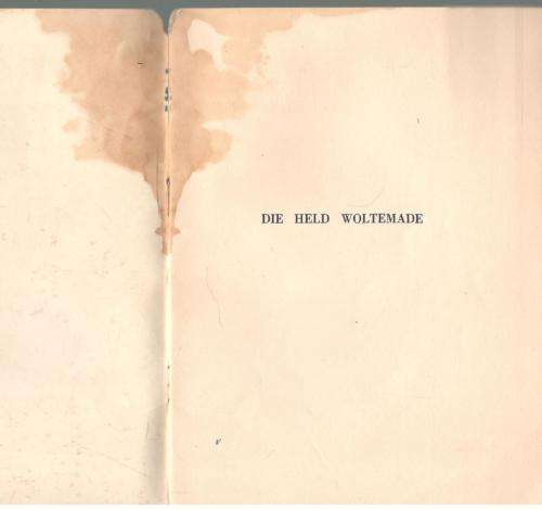 Die Held Woltemade --  Helena J F Lochner