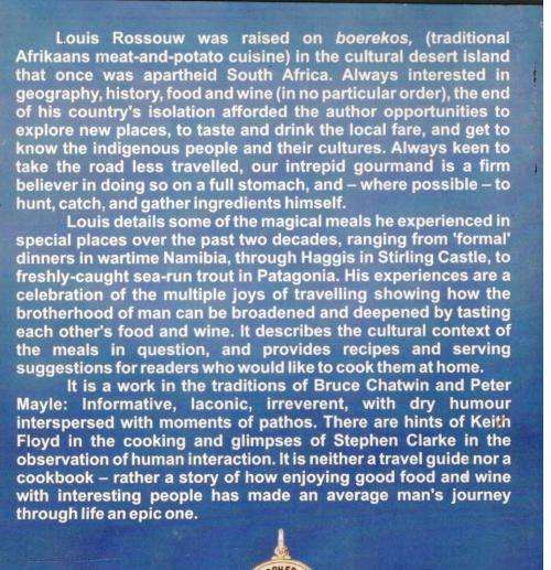 Memories on a Plate  --  Louis Rossouw -- Unforgettable Food in Secial Places