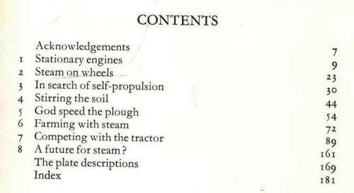 Steam Power in Agriculture  --  Michael Williams