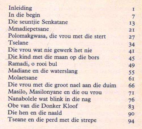 As die Maan oor die Lug Loop  --  Sotho Verhale  --  Minnie Postma