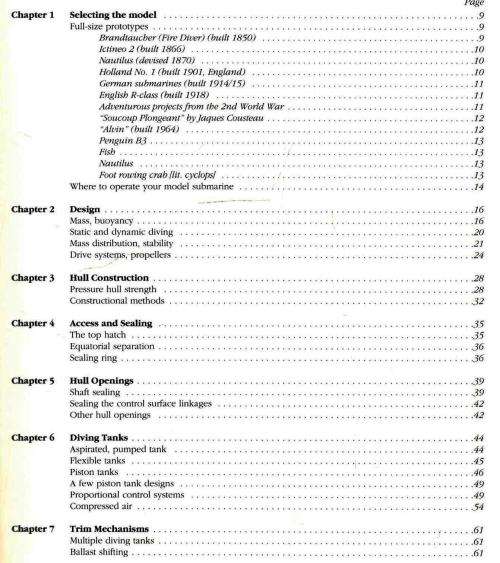 Model Submarine Technology  --  Norbert Bruggen