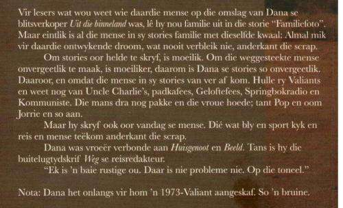 Anderkant die Scrap  --  Dana Snyman