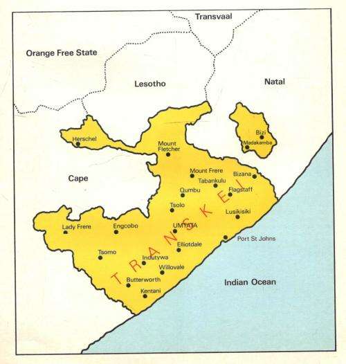 Transkei - Independence   --   26.10.1976