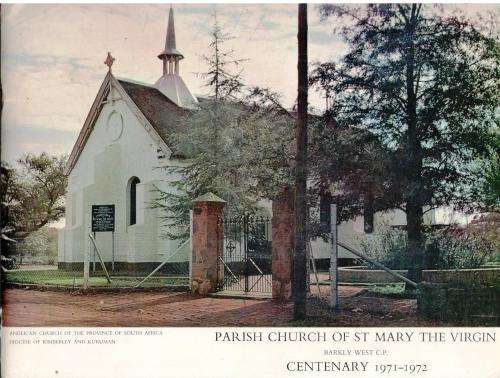 Parish Church of St Mary the Virgin - Barkly West Cape Provnce - RSA - Centenary 1971-1972