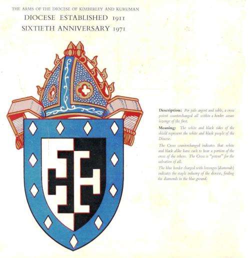 Parish Church of St Mary the Virgin - Barkly West Cape Provnce - RSA - Centenary 1971-1972