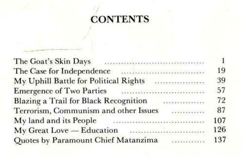 Independence My Way  -  Kaizer D Matanzima