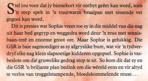 Die GSR  ( Die Sagmoedige Reus )  --  Roald Dahl