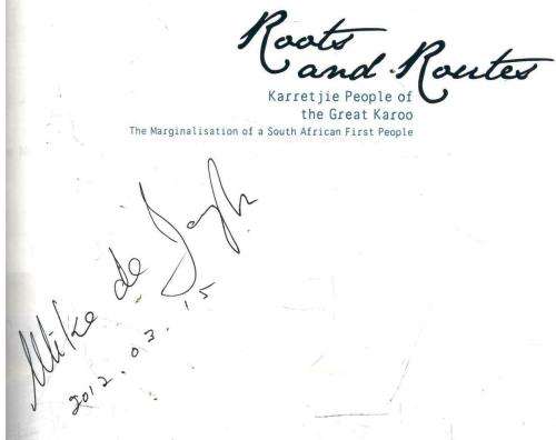 Roots and Routes  - Karretjie People of the Great Karoo  --  Michael de Jongh  --  Signed