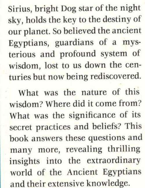 The Sirius Connection  -  Unlocking the Secrets of Ancient Egypt  --  Murry Hope