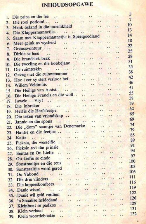 Klappermannetjie  -  Die President-Reeks