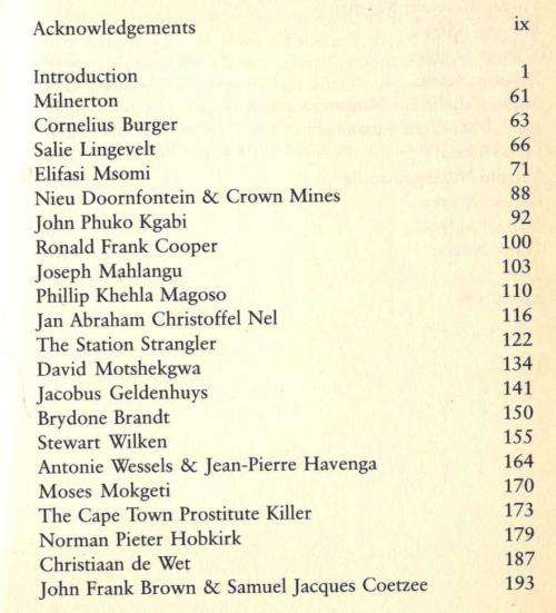 Strangers on the Street  --  Serial Homicide in South Africa  --  Micki Pistorius